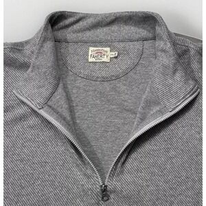Mens FAHERTY 1/4‎ Zip Pullover SOFT Sweater Golf Cotton Blend Sz XXL 2XL EC ⛳️